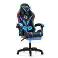 thumbnail image 5 of HOFFREE Gaming Chair with Massage and LED RGB Lights Ergonomic Computer Chair with Footrest High Back Video Game Chair with Adjustable Lumbar Support Linkage Armrest for Home Office, 5 of 11