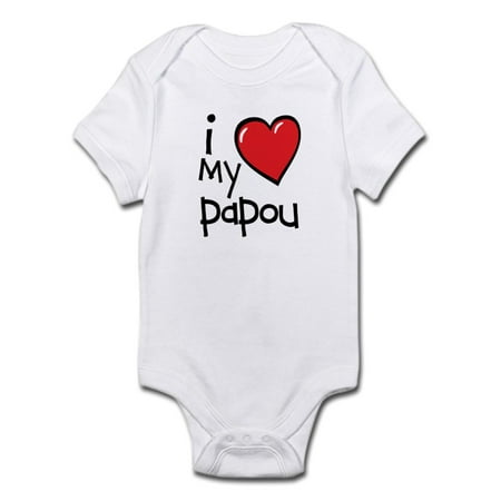 

CafePress - I Love My Papou Baby Bodysuit - Baby Light Bodysuit