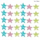 thumbnail image 3 of Kearding 100x pegatinas de pared estrellas luminosas Luna planeta calcomanía brillan en la decoración de la habitación oscura Kits de decoración para fiestas color 3 cm 100 piezas, 3 of 6