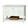 thumbnail image 6 of Lakeshore 48" Bathroom Vanity with White Cabinet and Engineered Carrara Top, 6 of 6
