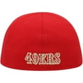 thumbnail image 4 of Infant New Era Scarlet San Francisco 49ers  My 1st 59FIFTY Fitted Hat, 4 of 5
