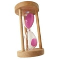thumbnail image 3 of Kids Children Toothbrush Timer Clock Colorful with Sand Home Desk Kitchen Decor - Pink 6min, as described, 3 of 7