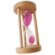 thumbnail image 3 of Reloj de arena de 6/8/12/20/25 minutos, reloj de arena con marco de madera Rosa 6min, 3 of 7