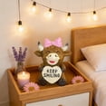 thumbnail image 2 of Valentines Day Ornament Smiling Highlands Cow Resin Figurine Statue Home Desktop Decor, 2 of 7