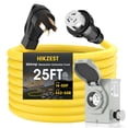 thumbnail image 1 of Cable generador Hikzest de 50 amperios y 25 pies con caja de entrada 125/250 V, 1 of 7