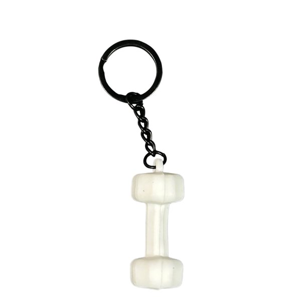 Decoración del hogar, decoración de habitaciones, decoración de pared, llavero mini con mancuernas, llavero de fitness, llavero para entusiastas del gimnasio, levantamiento de pesas, bolsa de regalo d