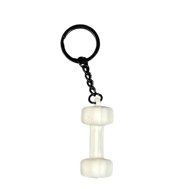 Decoración del hogar, decoración de habitaciones, decoración de pared, llavero mini con mancuernas, llavero de fitness, llavero para entusiastas del gimnasio, levantamiento de pesas, bolsa de regalo d