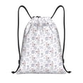 thumbnail image 1 of Lsque Elegant ice skates snowflakes Print Drawstring Backpack Bag Sport Gym Sackpack Cinch Bags Drawstring Bags Draw String Sport Bag-Small, 1 of 6