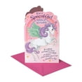 thumbnail image 4 of American Greetings Unicorn Birthday Card for Girl with Stickers, 4 of 4