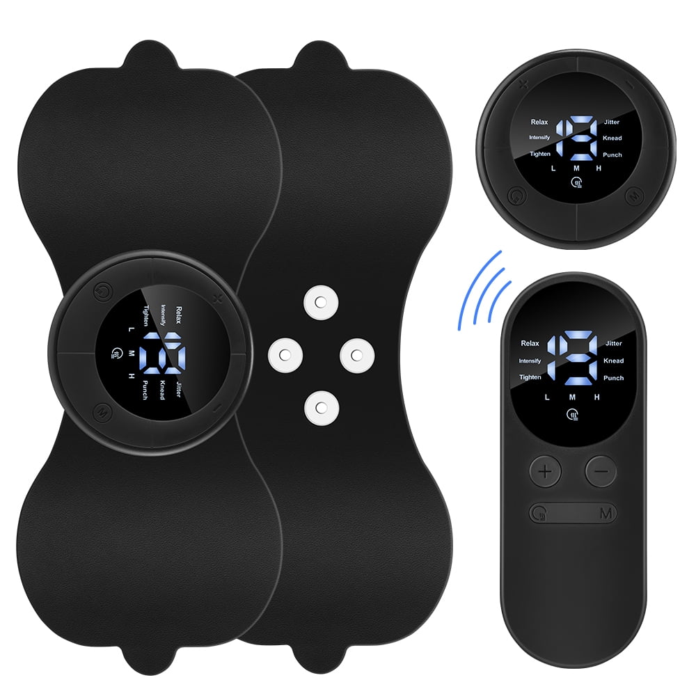 SZHexuan Rechargeable EMS TENS Massager Pads with Heat, 6 Mo - TENS Unit by SZHexuan for Pain Relief