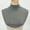 Dark Gray, variant on Women's Cotton Mock Turtleneck Dickey Half Top Collar Neck Blouse False Fake Neck