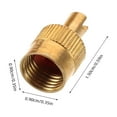 thumbnail image 2 of HEALEEP 4Ud Tapas De Para Neumáticos En Metal Color Dorado Para Motocicleta Y Vehículos De Ingeniería, 2 of 6