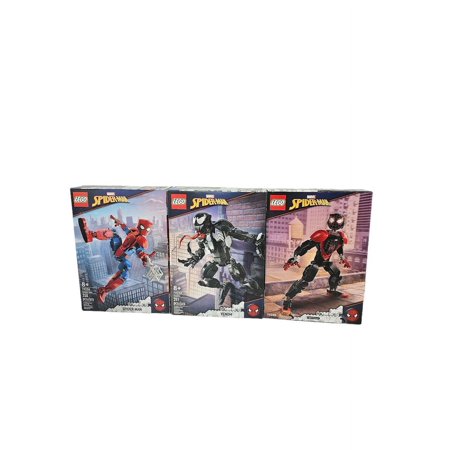 Lego 76226 , 76225 and 76230 Spdierman, Miles Morales and Venom Set