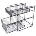 thumbnail image 1 of Étagère de Rangement sous Évier, 2 Niveaux Multi-Usages Détachable pour Cuisines, 1 of 8
