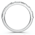 thumbnail image 3 of Pompeii 1/2Ct Baguette Diamond Anniversary Stackable Band 14k Gold or Platinum Lab Grown, 3 of 6