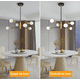 thumbnail image 4 of Lampara De Techo Colgantes Moderna Halogena Vintage 6 Luces, 4 of 5