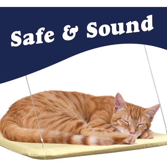 Pets First Pet Bed Wall Mounted Cat Lounge Seat - Let Your Cat Feel the Sunshine