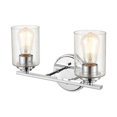 thumbnail image 1 of ML Lighting 3682-CH Transitional Two Light Vanity from None Collection in Chrome Finish, 1 of 4