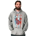 thumbnail image 5 of Officially Icee Logo Chill Out Hoodie Sweatshirt Women Men Brisco Brands S, 5 of 6