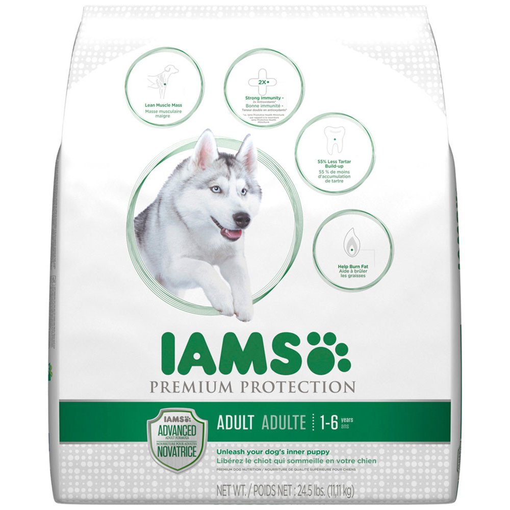 Iams Premium Protection Adult Dry Dog Food 24.5 Pounds