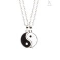 thumbnail image 2 of Gustave 2pcs Yin Yang Pendant Couple Necklaces Tai Chi Alloy Friendship Necklaces Chain Jewelry Gifts for Men Women, 2 of 5
