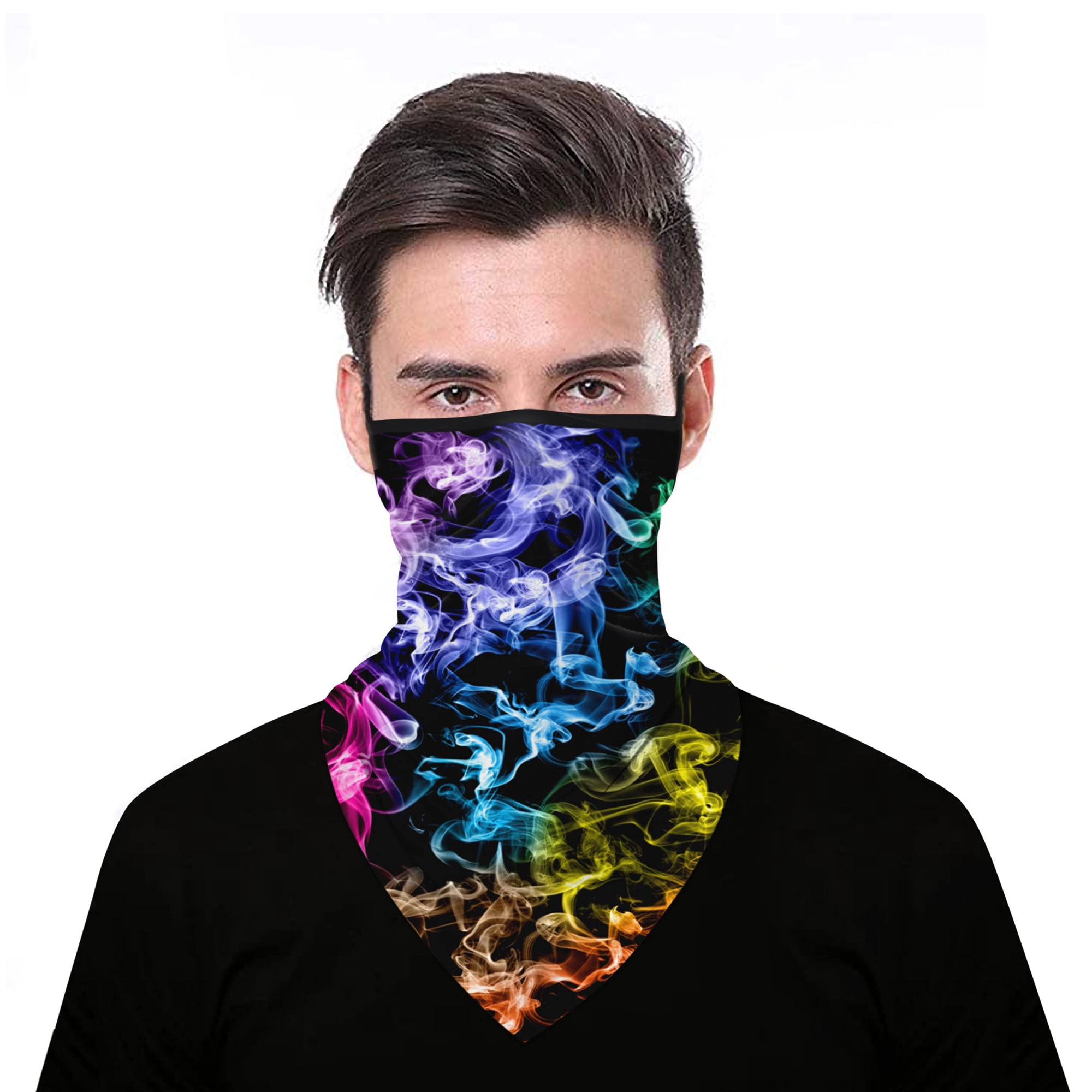 Thin Blue Line K-9 Paw Men Women Neck Gaiter Bandana For Fishing