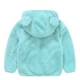 thumbnail image 4 of breaise Toddler Girls Boys Fleece Hoodie Jacket Bear Ears Shape Fleece Long Sleeve Cardigan Warm Cotton Baby Winter Coat Hooded Outwear Clothes, 4 of 4