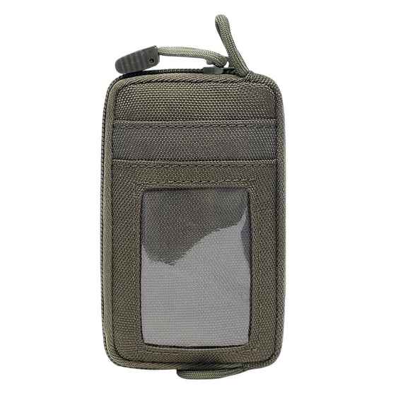 Eigraketly Riñonera portátil para correr y correr para hombre y mujer, para acampar, viajar, tarjeta de crédito, débito, moneda, bolsa de carpas Verde