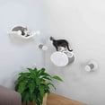 thumbnail image 2 of TRIXIE Plush & Sisal Cover Cat Perch with Steps Hammock & Condo, 4 Piece Set, Gray-White, 2 of 6