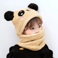 thumbnail image 3 of Gorro de dibujos animados para niños y niñas, bufanda gruesa, gorro de invierno para niños, cosas para bebés recién nacidos, gorros de lana para niños de 1 a 12 años, 3 of 4