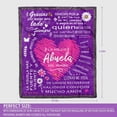 thumbnail image 2 of LHSHID Abuelita Gifts in Spanish Regalos para Abuela Grandma Birthday Gifts Grandma Gifts from Grandchildren Unique Birthday Gifts for Grandma/Abuelita from Grandaughter Blankets 30"x40", 2 of 8
