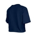 thumbnail image 3 of Girl's New Era Navy Houston Texans Flip Sequin Boxy T-Shirt, 3 of 4