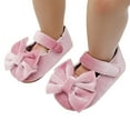 thumbnail image 2 of Liyamei Girls with Bowknot Anti Skid Sole Walker Princess Dress Wedding Shoes Size 0-6 Months, 2 of 4