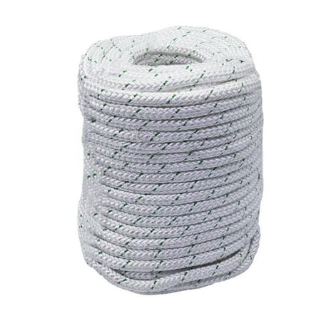 

EPOTOOR 3/7 x 150 Double Braided Rope (Blue White) Tensile Strength 2645 Lbs