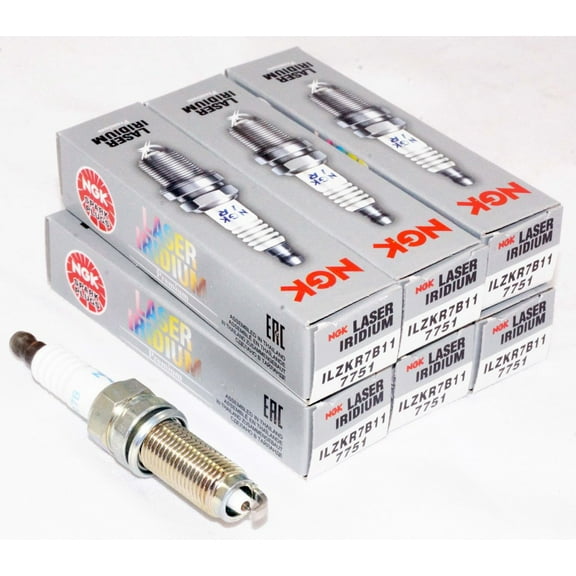 NGK Spark Plug ILZKR7B11 7751 (6 Pack)