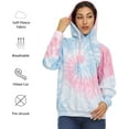 thumbnail image 2 of DARESAY Womens Tie Dye Pullover Hoodie Fleece Sweatshirts Reg and Big Mens Up to 5XL, 2 of 7