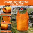 thumbnail image 2 of PinesC Sac Étanche à Sec, Sac de Rangement Léger avec Sifflet d'Urgence pour Voyage orange (3L) 3L, 2 of 5