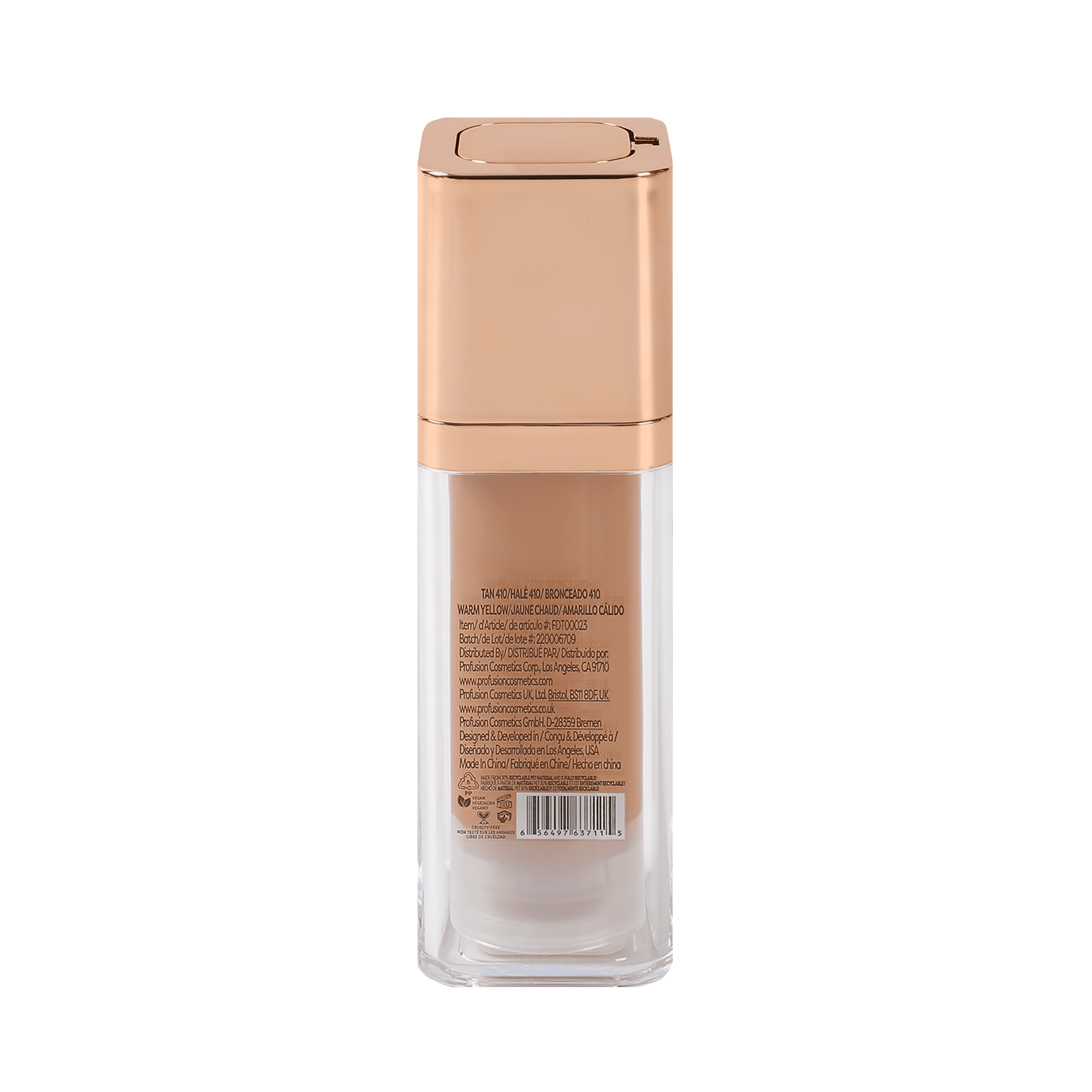 (2 pack) Profusion Cosmetics Feel Good Skin Long Wearing Skin Perfector Foundation Tan 410