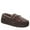Chocolate Multi Knit, variant on BEARPAW Men's Moc II Hickory Size 9 | Men's Casual Pull On Shoe | Durable & Comfortable Footwear for Men