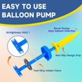 thumbnail image 4 of SUSWIM Balloon Pump Handheld Two-Way Dual Action,Double-Way Air Intake Portable Manual Inflator for Balloons,Swimming Rings, Inflatable Toys, Party Decorations, 4 of 7
