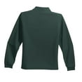 thumbnail image 6 of Port Authority Youth Long Sleeve Silk Touch Polo-XL (Dark Green), 6 of 6