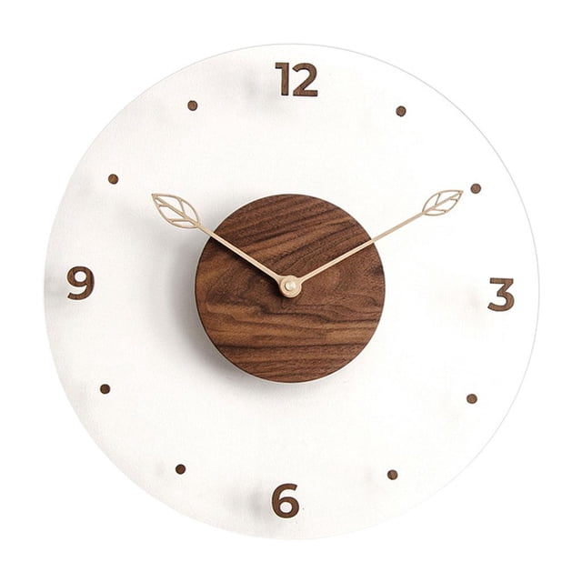 Reloj de pared silencioso Perfecl 14 pulgadas negro