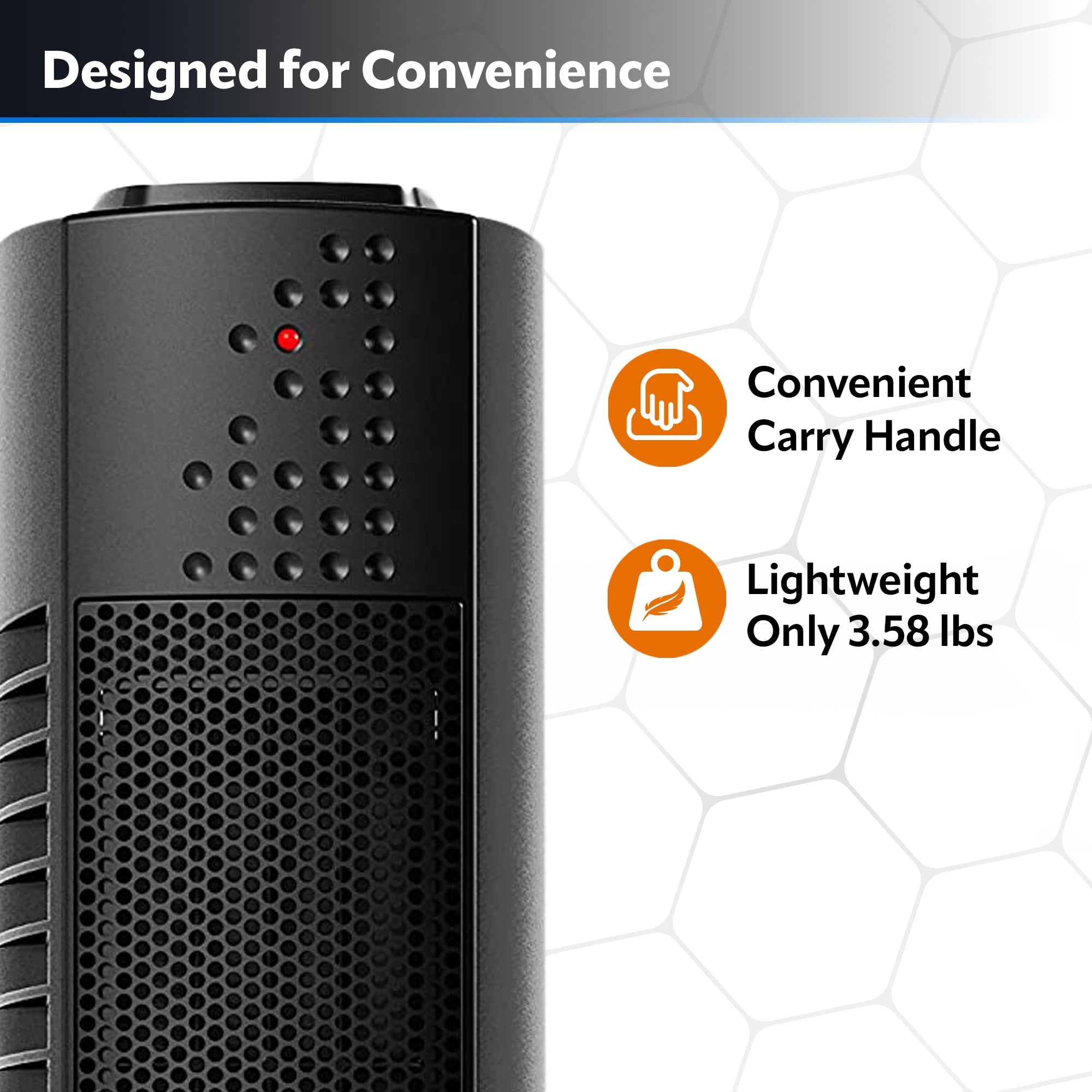 Lasko Oscillating Ultra Slim Tower Electric Space Heater with 2 Speeds,  CT14101, Black - Walmart.com
