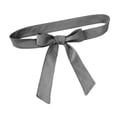 thumbnail image 3 of Cinturón de abrigo para mujer, sencillo y moderno, largo, para abrigo de plumas, accesorio para vestido Gris, 3 of 8