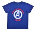 thumbnail image 4 of Avengers Iron Man, Hulk and Captain America Boys 3 Pack Character Short Sleeve Tees, 4-7, 4 of 7
