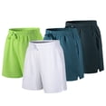 thumbnail image 3 of Fjuchai Mens Casual Shorts for Male Classic Drawstring Five-Minute Pants Summer Outdoor Beach Shorts Sweat Shorts M-6XL, 3 of 8