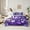 Purple, variant on jejeloiu Kawaii Girls Twin Bedding Sets 7-Piece,Halloween Pumpkin Lantern Bedding Comforter Set,Colorful Rustic Flower Sheet Sets For Child,Ultra Soft Bedroom Decorative Reversible