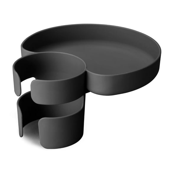 ® Carseat Tray - Toddler Travel & Road Trip Accessory for Mess-Free Snacking in The Car, Grey