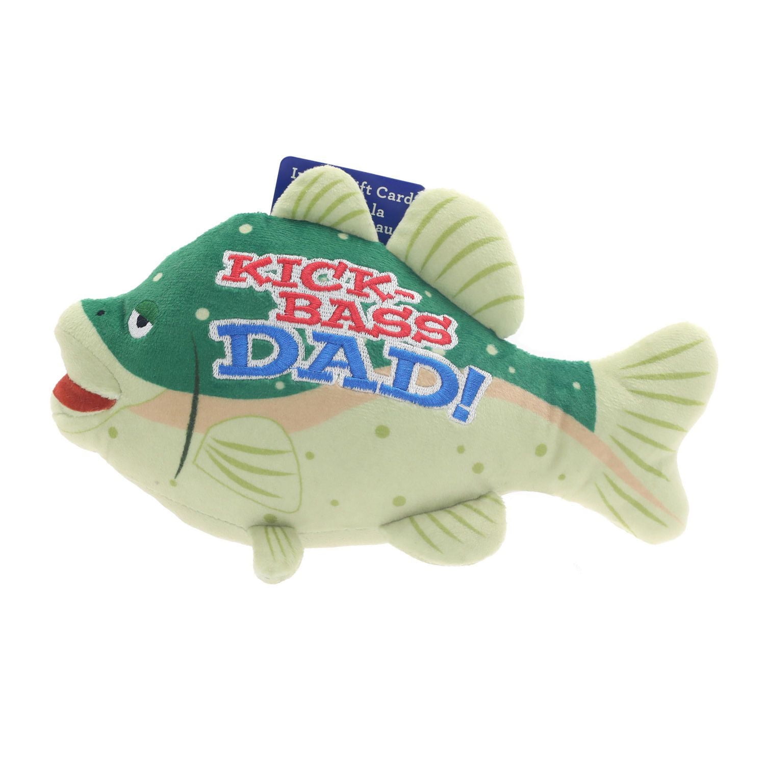 Father's Day Fish Plush with Gift Card Holder