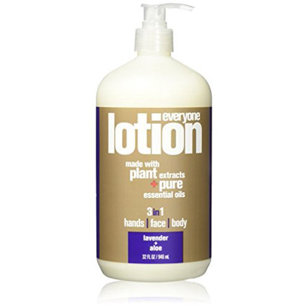 Everyone Lavender + Aloe Hands and Body Nourishing Lotion, 32 fl oz
